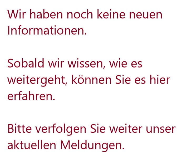 Schulschließung – noch keine Neuigkeiten