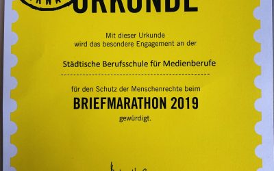 Amnesty International Briefmarathon