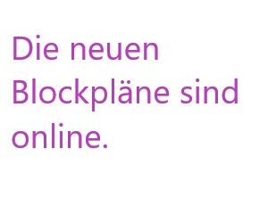 Die Blockpläne für 2026/27 sind online!