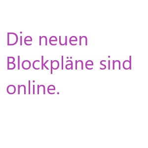 Die Blockpläne für 2026/27 sind online!