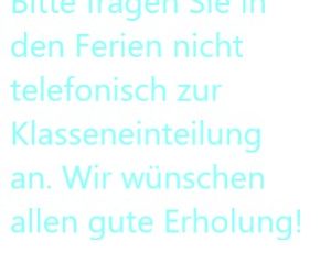 Ferienruhe – gute Erholung!