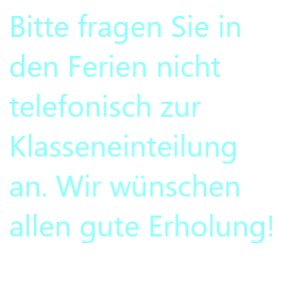 Ferienruhe – gute Erholung!